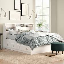 This appealing and stylish storage bed comes with four large drawers on the footboard, two additional ones on each stratton storage platform bed with drawers | pottery barn. Three Posts Baby Kids Olney Storage Platform Bed Reviews Wayfair Solid Wood Platform Bed Wood Platform Bed Bookcase Headboard