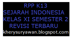 Rpp 1 Lembar Sejarah Indonesia Kelas Xi Semester 2 Revisi Terbaru Kherysuryawan Id