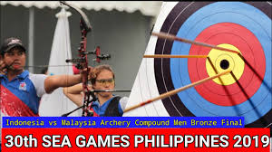 Sasaran itu bakal mengatasi rekod pungutan emas terbanyak dalam temasya dwi tahunan yang diadakan di luar negara iaitu ketika sukan sea 2017 di korat dengan memenangi 68 pingat emas. Indonesia Vs Malaysia Bronze Final Archery Compound Men Sea Games 2019 Youtube