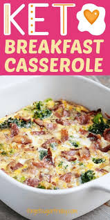 Easy Keto Breakfast Casserole Recipe Breakfast Recipes Casserole Low Carb Breakfast Casserole Keto Meal Prep