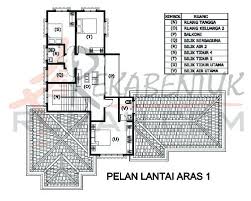 Dapatkan pelbagai cetusan ilham pelan rumah budget deko rumah. Pelan Lantai Rumah 2 Tingkat 4 Bilik Inspirasi Dekorasi Rumah