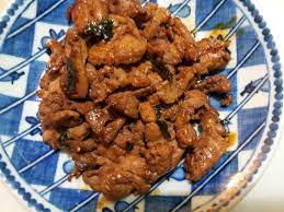 Stir Fried Pork With Curry Leaves Allrecipes Asia Pork Recipes Fried Pork Stir Fries