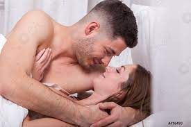 Romantic moment in bed - stock photo 416430 | Crushpixel