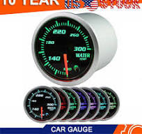 2'' 52mm 7 Color Display LED Car Water Coolant Temperature Temp Gauge Meter  12V