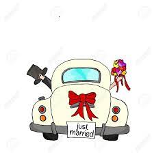 Married auto zum ausdrucken vorstellung. Pin By Romana Batova On Kreslene Just Married Sign Just Married Car Pink Car