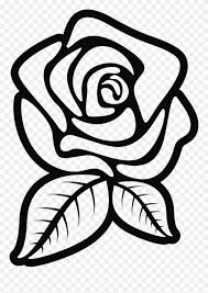 Black And White Beautiful Flower Rose Clip Art Https Clipartart Com Images Beauty And The Beast Flower Clipart Black And White 7 Jpg In 2020 Rose Clipart Black And White Drawing Black And White Roses