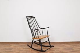 Cancer side chair black (set. Mid Century Swedish Rocking Chair By Lena Larsson For Nesto 1960s For Sale At Pamono
