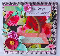 Julia used my embroidery hoop die and eyelet lace embossing folder to create this innovative card design. More Sizzix Card Making Ideas