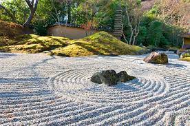 Zen Garden At A Sunny Morning By Ulrich Schade Zen Rock Garden Zen Garden Japanese Rock Garden