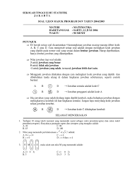 Pada postingan kali ini saya akan memberikan pembahasan soal un smk listening 2015. Contoh Soal Dan Pembahasan Ujian Masuk Stis 2004 2007