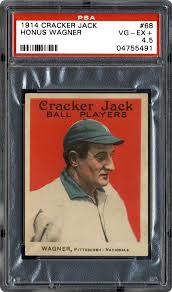The honus wagner card remains the.pic.twitter.com/kh8ufxu3gj. 1914 Cracker Jack Honus Wagner Psa Cardfacts