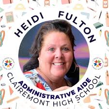 Meet the 2024 San Diego Unified Classified Employee of the Year Heidi Fulton,  administrative aide at Clairemont High School, and Runner Up Alfredo Rios,  building services supervisor at Pendleton Elementary School 🏫