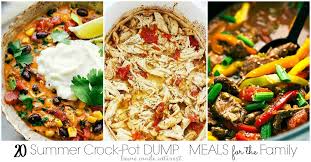 Healthy dump crock pot recipes. Summer Crockpot Dump Meals For The Family Home Made Interest