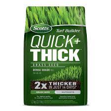 Learn how to plant and grow grass seed, including when to plant grass grass seed for turf & lawns. Scotts Turf Builder Quick Thick 1 2 Kg Sun Dense Shade Mix 12 0 0 Grass Seed The Home Depot Canada