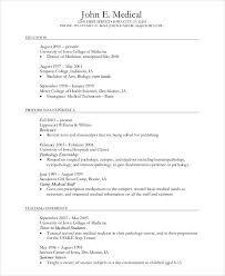 Cv Template Medical Student Resume Format Medical Resume Template Student Resume Medical Resume