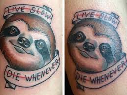 These Sloth Tattoos Are Hilariously Wonderful Sloth Tattoo Sloth Tattoos