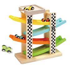 Wooden Track Car Toys In 2021 Toddler Toys Track Toy Toddler Gifts