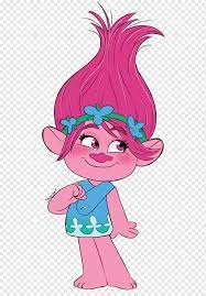 Step by step drawing tutorial on how to draw princess poppy from trolls. Disney Pink Trolls Trolls Drawing Dreamworks Art Poppy Purple Legendary Creature Mammal Png Pngwing