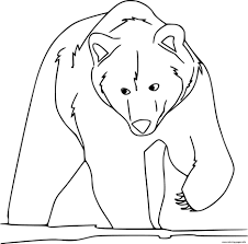 You can use our amazing online tool to color and edit the following brown bear coloring pages. Brown Bear Walking Coloring Pages Printable