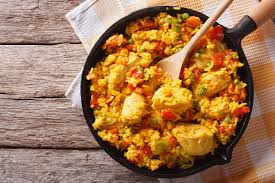 Don't forget to like our official facebook page for more mexican recipes. Arroz Con Pollo S Cheesy Southern Cousin Southern Living