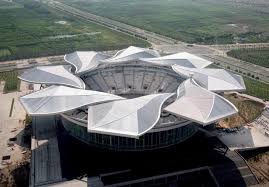 Magnolia Stadium Shanghai Qizhong Forest Sports City Tennis Center Stadium Architecture Stadium Design Architecture