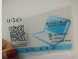 Clear business cards have the wow factor. Transparent Business Cards Cakomo