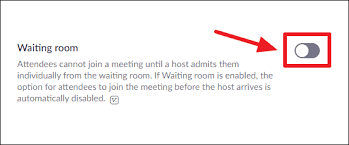 How to set meeting passwords on zoom. How To Disable Waiting Room For Participants In A Zoom Meeting All Things How