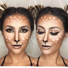 Halloween Makeup To Go With Outfits You Already Own Her Campus Deer Halloween Makeup Deer Makeup Halloween Costumes Makeup