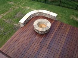 Fire pits and radiant heat. Fire Features Deck Installation