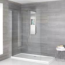 We suggest installing a shower that is at least 36 inches by 36 inches, if not larger. Milano Vaso Complete Walk In Shower Enclosure With Low Profile Tray And Shower Tower Choice Of Sizes