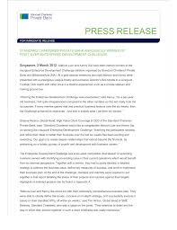 Press Release Standard Chartered Bank