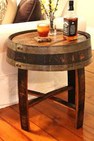 Coffee, console, sofa & end tables : Repurposed Furniture Bourbon Barrel End Tables Rustic End Tables Furniture Living Room Furniture Efp Osteology Org