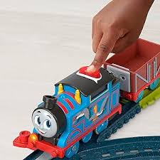 Thomas and Friends HRB37 Thomas Talking Cranky Train Qe, Multi-Colour, M:  Amazon.de: Toys