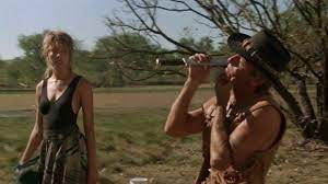 Paul Hogan shaving in adventure comedy “Crocodile Dundee”, 1986. • #shaving  #safetyrazor #straightrazor #cutthroattrout #crocodiledundee #moviescene...  | By NYC Barbershop Museum | Facebook