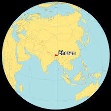 Bhutan In Map Of The World Bhutan Map - Gis Geography