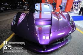 Sultan johor dan tmj memang terkenal dengan koleksi kereta yang exotic, uniq, rare dan mewah. Purple Laferrari Is The Hypercar Of A Prince Literally Autoevolution