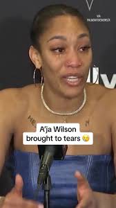A’ja Wilson was emotional after the Aces’ loss to the Liberty 🥺 #AjaWilson  #WNBA