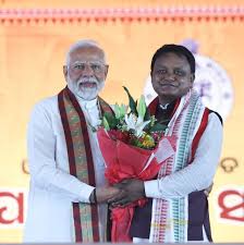 It's a historic day in Odisha! With the blessings of my sisters and  brothers of Odisha, BJP Odisha is forming its first-ever government in the  state. I attended the swearing-in ceremony in
