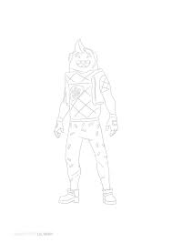 How To Draw Lil Whip Easy Fortnite Season 7 Tutorial On Behance Easy Drawings Drawings Character Design