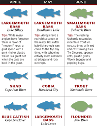 North Carolina 2016 Fishing Calendar