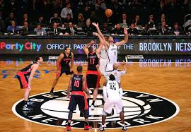 Once the new jersey nets, the brooklyn nets moved to new york in 2012. Brooklyn Nets Beat Raptors In Season Opener The New York Times