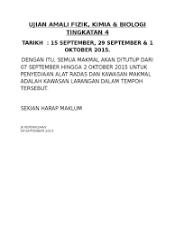 Soalan amali fizik tingkatan 4 malacca g. Ujian Amali Fizik