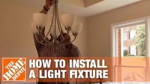 Remember that the hot (black. How To Install A Light Fixture The Home Depot