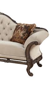 Find furniture & decor you love at hayneedle, where you can buy online while you explore our room designs and curated looks for tips, ideas & inspiration to help you along the way. Luxury Beige Chenille Dark Carved Wood Sofa Hd 90021 Classic Traditional Hd 90021 Sofa Br