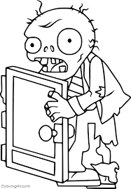 In this matter, to color, the… Screen Door Zombie Coloring Page Coloringall
