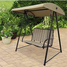 Choose from available size and color options; Garden Winds Replacement Canopy For 2 Person Swing Beige Color Replacement Canopy Top Only Metal Frame Not Included Walmart Com Walmart Com