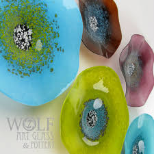 Crafted in a cascade of stylish colors to complement your unique decor. Blown Glass Wall Art Sculptures Flowers Rondels At Blown Glass Wall Art Flowers Wolf Art Glass