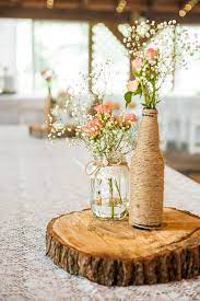 Rustic And Handmade Hunt Club Farm Wedding By Eyecaptures Photography Rustic Wedding Table Simple Wedding Centerpieces Rustic Wedding Centerpieces