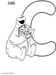 Greetings folks , our todays latest coloringsheet that you canwork with is halloween cookie monster coloring pages, posted on. Sesame Street Printable Coloring Pages 85 Free Sheets