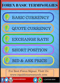 Forex Basic Terminologies For Beginners Basic Currency Quote Currency Exchange Rate Short Position Long Position Bid Price Forex Forex Trading Forex Currency